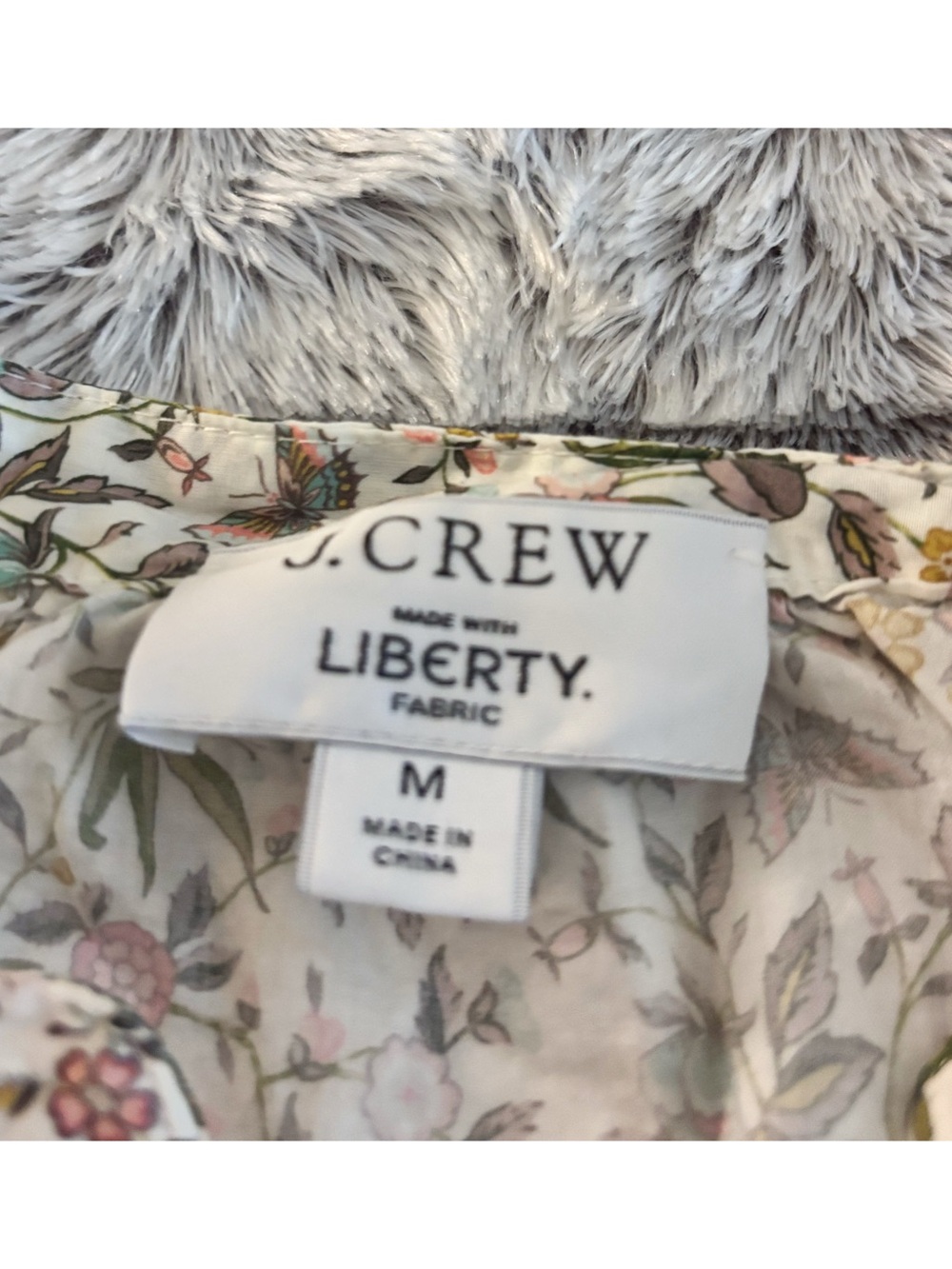 J. Crew x Liberty Tapestry Floral Puff Sleeve Top - Picture 3 of 3